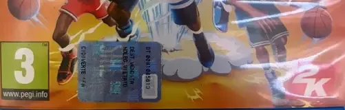 NBA 2K Playgrounds 2, the PEGI square on its front