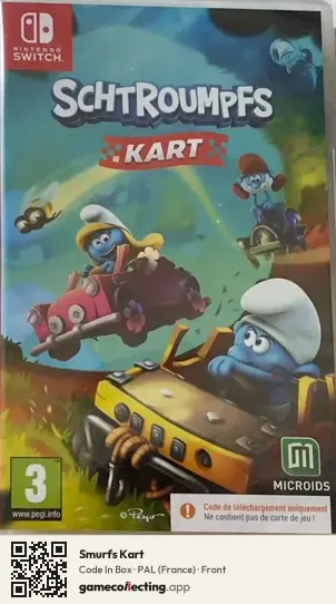 Smurfs Kart Nintendo Switch, France box front