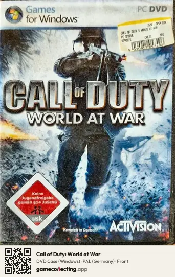 Call of Duty: World at War Computer, Germany box front
