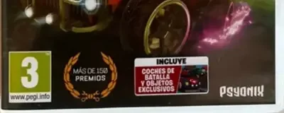 Rocket League, the PEGI square on its front