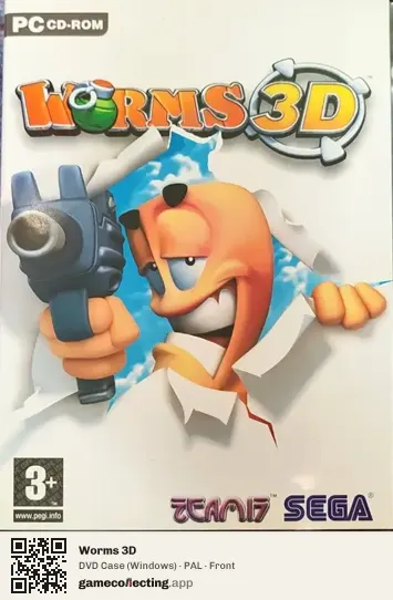 Worms 3D Computer, PAL box front