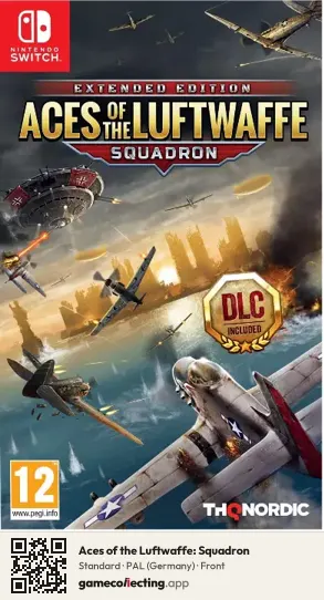 Aces of the Luftwaffe: Squadron Nintendo Switch, Germany box front