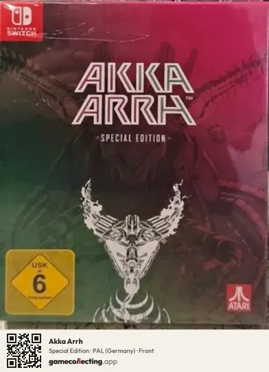 Akka Arrh Nintendo Switch, Germany box front
