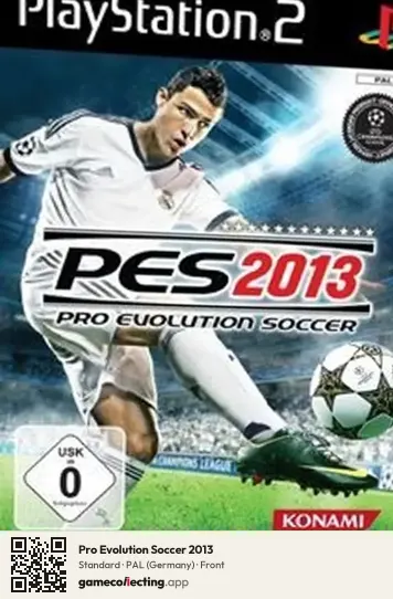 Pro Evolution Soccer 2013 PlayStation 2, Germany box front