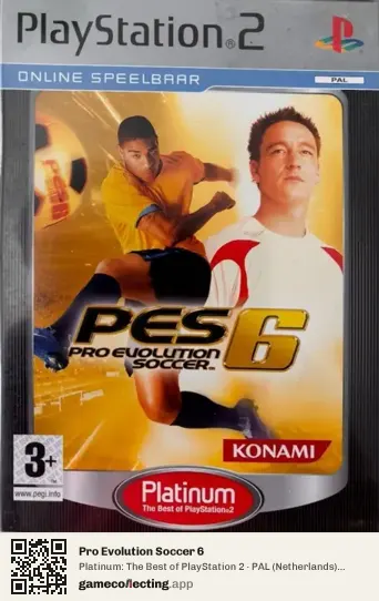 Pro Evolution Soccer 6 PlayStation 2, Netherlands box front