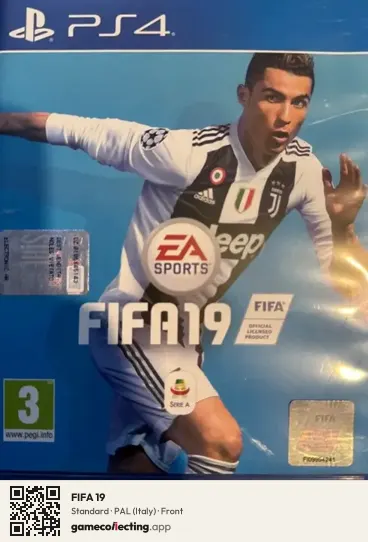 FIFA 19 PlayStation 4, Italy box front