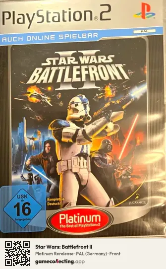 Star Wars: Battlefront II PlayStation 2, Germany box front