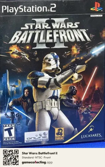 Star Wars: Battlefront II PlayStation 2, NTSC box front