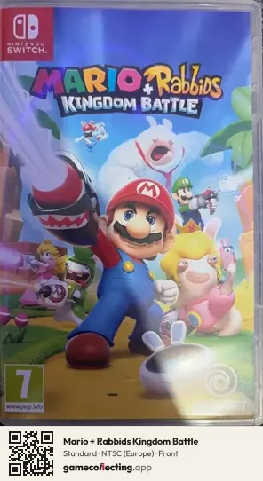Mario + Rabbids Kingdom Battle Nintendo Switch, Europe box front