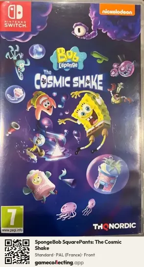 SpongeBob SquarePants: The Cosmic Shake Nintendo Switch, France box front