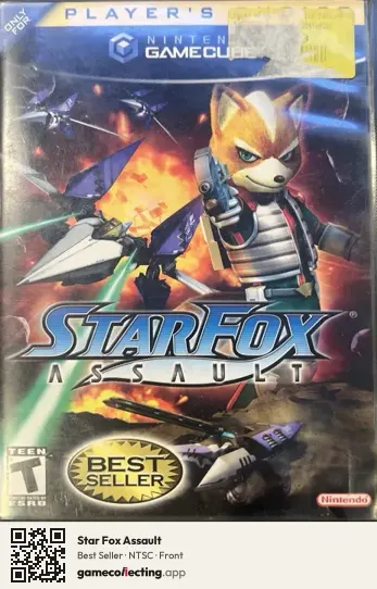 Star Fox Assault Nintendo GameCube, NTSC box front