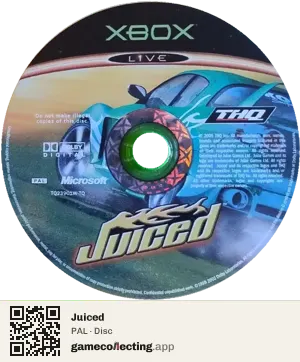 Juiced Xbox, PAL disc