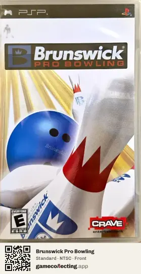 Brunswick Pro Bowling PlayStation Portable, NTSC box front