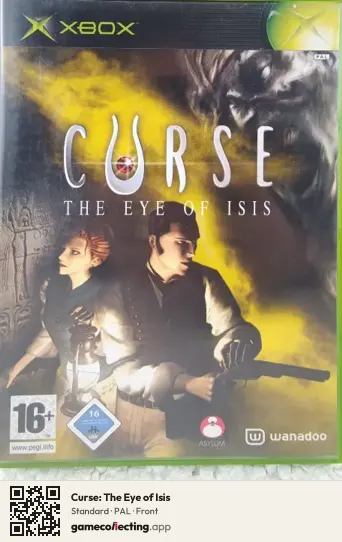 Curse: The Eye of Isis Xbox, PAL box front