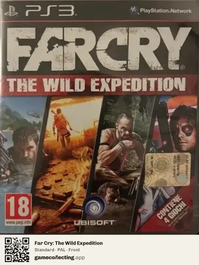 Far Cry: The Wild Expedition PlayStation 3, PAL box front