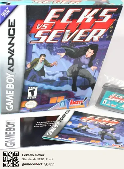 Ecks vs. Sever Game Boy Advance, NTSC box front