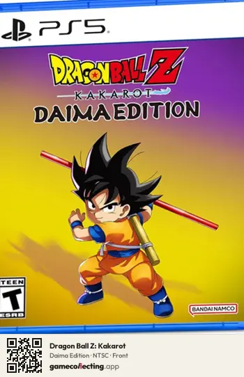 Dragon Ball Z: Kakarot PlayStation 5, NTSC box front