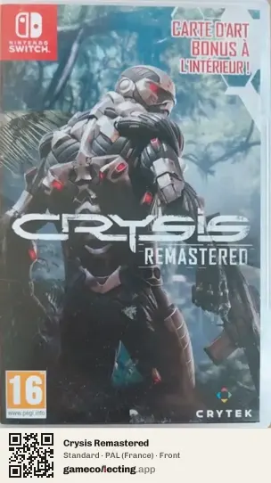 Crysis Remastered Nintendo Switch, France box front