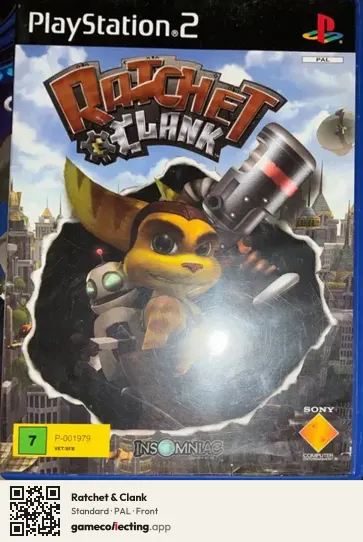 Ratchet & Clank PlayStation 2, PAL box front