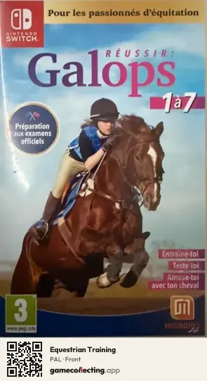 Equestrian Training Nintendo Switch, PAL box front