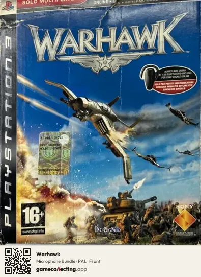 Warhawk PlayStation 3, PAL box front