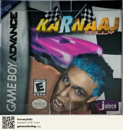 Karnaaj Rally Game Boy Advance, NTSC box front