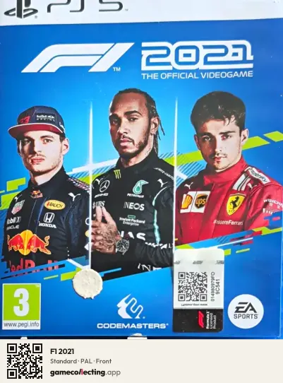 F1 2021 PlayStation 5, PAL box front