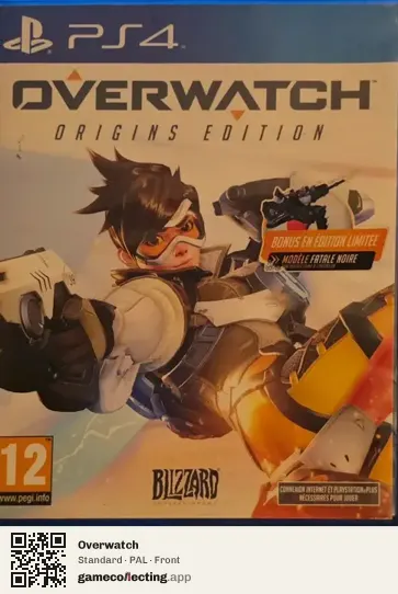 Overwatch PlayStation 4, PAL box front