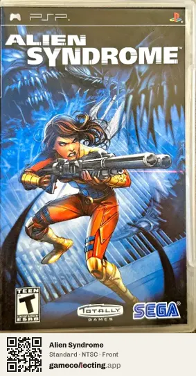Alien Syndrome PlayStation Portable, NTSC box front