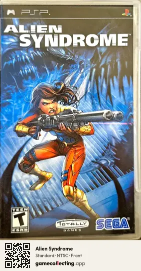 Alien Syndrome PlayStation Portable, NTSC box front