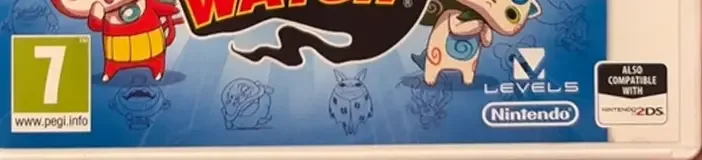 Yo-kai Watch, the USK square on its front