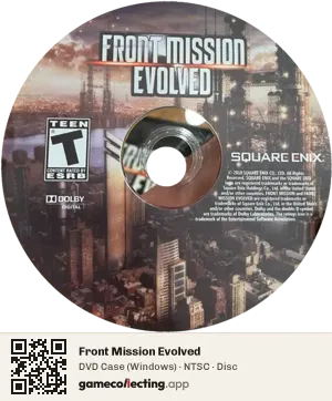 Front Mission Evolved Computer, NTSC disc