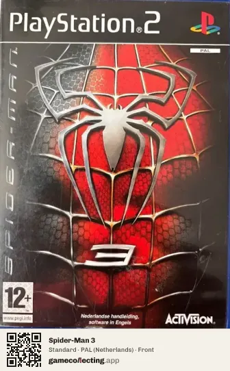 Spider-Man 3 PlayStation 2, Netherlands box front