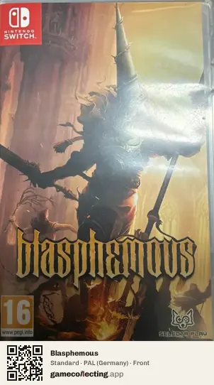 Blasphemous Nintendo Switch, Germany box front