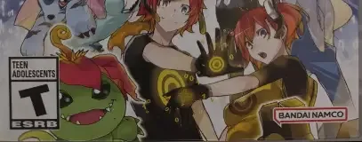 Digimon Story Cyber Sleuth: Complete Edition, the ESRB box on its front
