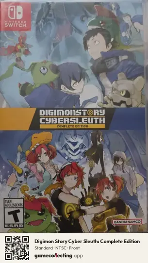 Digimon Story Cyber Sleuth: Complete Edition Nintendo Switch, NTSC box front
