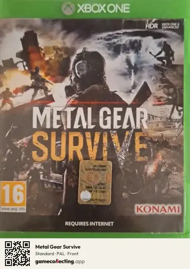 Metal Gear Survive Xbox One, PAL box front