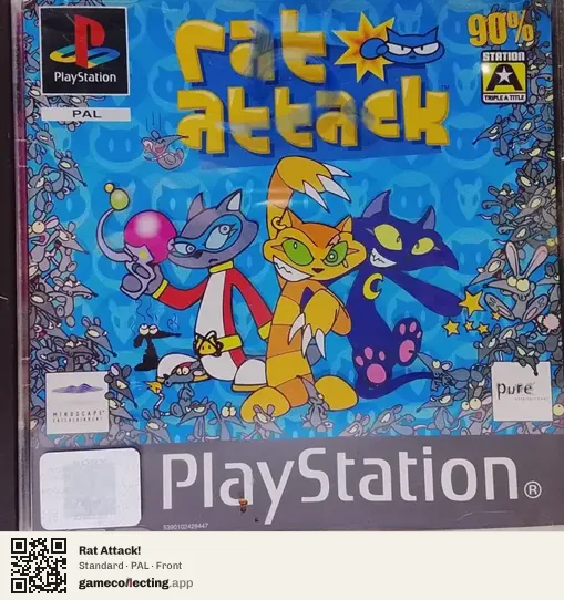 Rat Attack! PlayStation, PAL box front