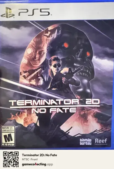 Terminator 2D: No Fate PlayStation 5, NTSC box front