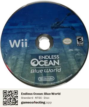 Endless Ocean: Blue World Nintendo Wii, NTSC disc