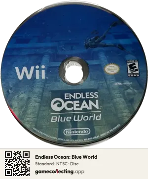 Endless Ocean: Blue World Nintendo Wii, NTSC disc