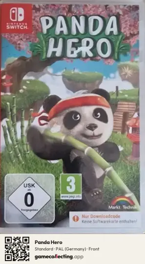 Panda Hero Nintendo Switch, Germany box front