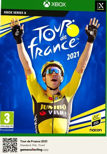Tour de France 2021 Xbox Series X, PAL box front