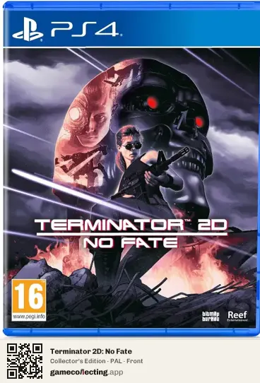 Terminator 2D: No Fate PlayStation 4, PAL box front