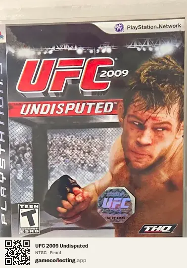 UFC 2009 Undisputed PlayStation 3, NTSC box front