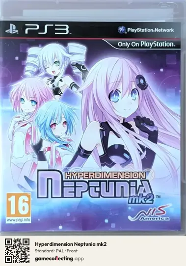 Hyperdimension Neptunia mk2 PlayStation 3, PAL box front