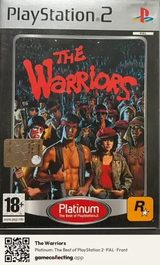 The Warriors PlayStation 2, PAL box front
