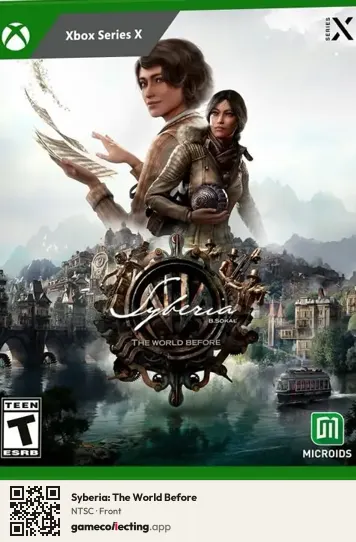 Syberia: The World Before Xbox Series X, NTSC box front
