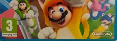 Super Mario 3D World, the PEGI square on its front