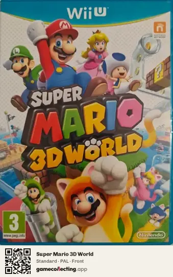 Super Mario 3D World Nintendo Wii U, PAL box front